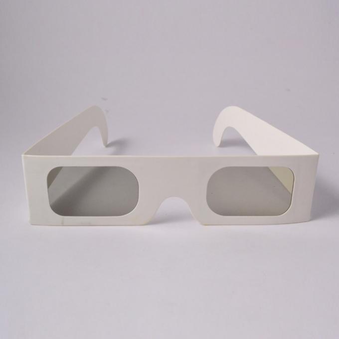 ChromaDepth 3 डी चश्मा-व्हाइट कार्डबोर्ड-क्रोमा गहराई, पेपर निष्क्रिय क्रोमैडपथ स्पष्ट लेंस 3 डी चश्मा