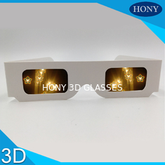 क्रिसमस स्नोमैन पार्टी 3 डी आतिशबाजी चश्मा इंद्रधनुष कागज विवर्तन चश्मे