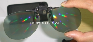 पूर्ण रंग प्लास्टिक फ्रेम 3 डी आतिशबाज़ी चश्मा विवर्तन Lense डिस् पोज़ेबल