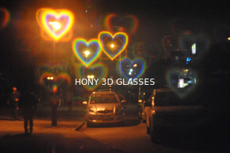 प्रोमोशनल उच्च प्रभाव 3 डी आतिशबाज़ी चश्मा आतिशबाजी, रोशनी, सितारों को देखने के लिए
