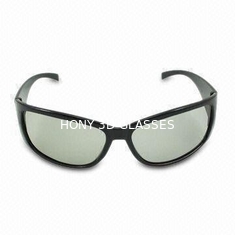 Imax सिनेमा काले रैखिक 0.72 मिमी लेंस के साथ 3 डी चश्मा Polarized