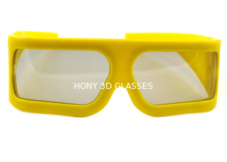 Unfoldable शस्त्र सक्रिय शटर चश्मा, पीला एबीएस फ़्रेम आपूर्ति