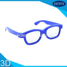 परिपत्र ध्रुवीकृत लेंस के साथ सिनेमा डिस्पोजेबल 3 डी चश्मा बच्चों के फ्रेम एक बार उपयोग करें