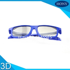सिनेमा रियलड वोल्फोनी सिस्टम सर्कुलर ध्रुवीकरण 3 डी चश्मा ब्लैक ब्लू व्हाइट फ़्रेम का उपयोग करें