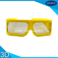 ABS फ्रेम प्लास्टिक परिपत्र polarized लेंस 3 डी थिएटर चश्मा बड़े आकार के साथ