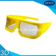 ABS फ्रेम प्लास्टिक परिपत्र polarized लेंस 3 डी थिएटर चश्मा बड़े आकार के साथ