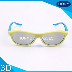 वयस्क ब्लू ऑरेंज पीले मूवी थियेटर चश्मा वयस्कों के लिए असली डी प्लास्टिक 3 डी चश्मा