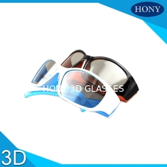 निष्क्रिय प्लास्टिक 3 डी एंटी स्क्रैच परिपत्र ध्रुवीकृत चश्मा हार्ड कोटिंग फ्रेम