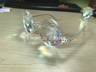 प्लास्टिक हनी नवीनतम उत्पाद, फ्लॉवर लेंस कैलिडोस्कोप चश्मा नृत्य Musice Fesvital के लिए