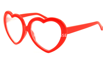 नाइट क्लब के लिए मानद दिल आकृति प्लास्टिक विवर्तन चश्मा