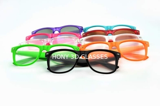 रंगीन फ्रेम प्लास्टिक विवर्तन चश्मे से मानद आतिशबाजी के लिए