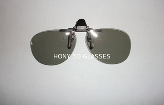 3 डी चश्मा दक्षता 99.7% क्लिप पर प्लास्टिक परिपत्र Polarized