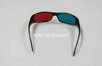 1.6 मिमी पीईटी प्लास्टिक लाल सियान 3 डी चश्मा लेंस के लिए कंप्यूटर खेल, चलचित्र