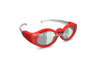 पारिस्थितिक मित्रतापूर्ण सक्रिय शटर 3 डी टीवी चश्मा लाल डीएलपी लिंक 3 डी चश्मा compatiblity