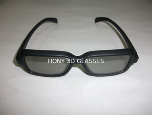 प्लास्टिक परिपत्र Polarized 3D 4D 5D टी वी पीसी के फ्रेम में OEM चश्मा