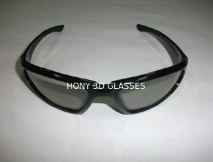 पारिस्थितिकी के अनुकूल काले रैखिक 4D 5 के लिए 3 डी चश्मा Polarized D 6D सिनेमा