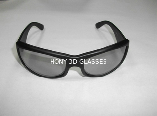 Imax प्लास्टिक फ्रेम में Thicken लेंस के साथ रैखिक फूट डालना 3 डी चश्मा