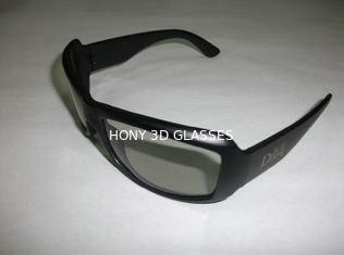 Imax प्लास्टिक फ्रेम में Thicken लेंस के साथ रैखिक फूट डालना 3 डी चश्मा