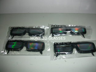 0.06 मिमी पीवीसी / पीईटी लेजर तीन डी चश्मा लेंस / 3 डी आतिशबाज़ी चश्मा