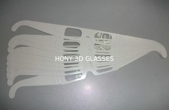 पेपर फ्रेम सक्रिय शटर 3 डी चश्मा 0.2 मिमी पीईटी लेंस इको फ्रेंडली