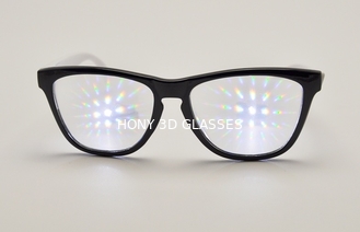 प्लास्टिक 3 डी आतिशबाज़ी चश्मा अनुकूलित विवर्तन, इंद्रधनुष चश्मा