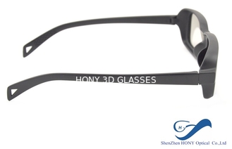 लालित्य प्लास्टिक फ्रेम प्लास्टिक 3 डी चश्मा, पुरुषों परिपत्र फूट डालना 3 डी कंप्यूटर चश्मा