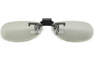 सुविधाजनक क्लिप सक्रिय शटर चश्मा परिपत्र कोई बुलबुले के साथ Polarized