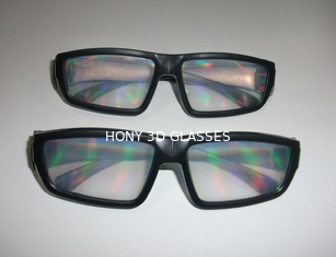 इंद्रधनुष प्रिज्मीय 3D आतिशबाज़ी चश्मा पर्यावरण हितैषी CE एफसीसी RoHS