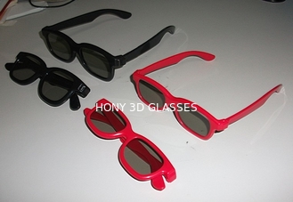 प्लास्टिक परिपत्र Polarized Reald बच्चों या वयस्क के लिए 3 डी चश्मा