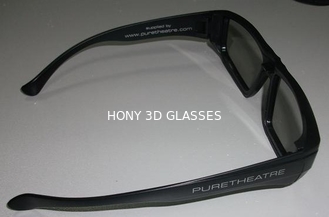 विरोधी खरोंच प्लास्टिक परिपत्र Polarized 3 डी चश्मा के लिए सिनेमा OEM / ODM