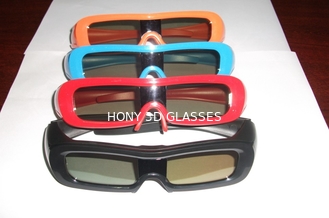 प्लास्टिक यूनिवर्सल सक्रिय शटर 3 डी टी वी चश्मा उच्च Transitrate