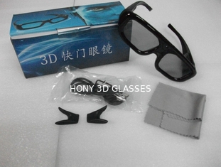 होम थियेटर, रोह्स एफसीसी मानक के लिए वयस्क / किड्स सक्रिय 3 डी चश्मा प्लास्टिक Eyewear