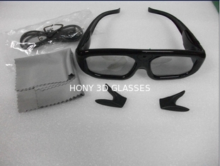 होम थियेटर, रोह्स एफसीसी मानक के लिए वयस्क / किड्स सक्रिय 3 डी चश्मा प्लास्टिक Eyewear