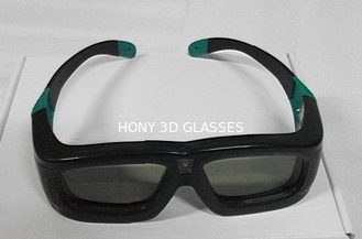 कस्टम प्लास्टिक DLP लिंक सक्रिय शटर 3 डी चश्मा Rechargeable OEM