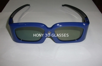 ट्यूबल फिल्में देखने के लिए टिकाऊ स्टीरियोस्कोपिक सक्रिय 3 डी चश्मा, सीई RoHS सूचीबद्ध