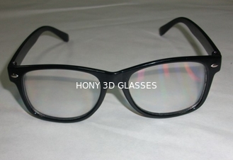 वयस्क इंद्रधनुष 3 डी आतिशबाज़ी चश्मा टिकाऊ पीसी प्लास्टिक फ्रेम Eyewear