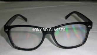 0.06 मिमी पीवीसी लेजर पीसी प्लास्टिक फ्रेम 3 डी आतिशबाज़ी चश्मे के लिए क्रिसमस