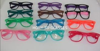 रंगीन फ्रेम अपवर्तन गहराई 3 डी आतिशबाजी बढ़ावा देने के लिए इंद्रधनुष चश्मा