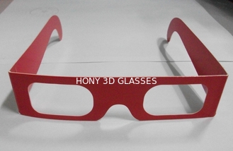 3 डी ड्राइंग पिक्चर EN71 ROHS के लिए क्रोमा गहराई पेपर 3 डी चश्मा लाल रंग