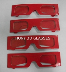 पेपर निष्क्रिय स्टीरियोस्कोपिक 3 डी चश्मा / साफ़ लेंस 3 डी चश्मा सार्वभौमिक