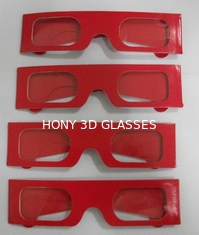 3 डी गेम्स, 405x38 मिमी आकार के लिए पेपर स्टीरियोस्कोपिक 3 डी चश्मा