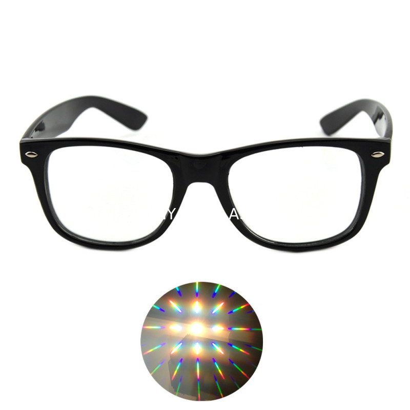 परम डिफ्रैक्शन चश्मा - ब्लैक रव Eyewear, Ravewear ईडीएम त्यौहार