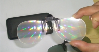 पेशेवर फैशन लेजर 3 डी आतिशबाज़ी चश्मा लाल उपहार के लिए ब्लू