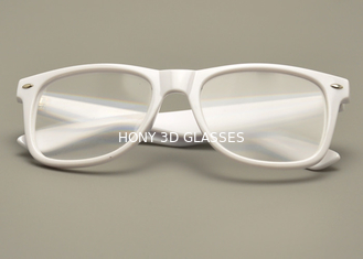 सिनेमाघरों के लिए कस्टम लोगो प्लास्टिक निष्क्रिय परिपत्र ध्रुवीकरण असली डी 3 डी चश्मा बनाओ