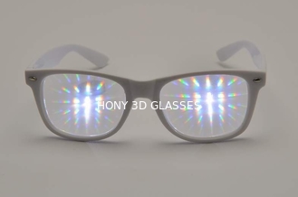 लाइट प्लास्टिक 3D आतिशबाज़ी चश्मा और अधिक मोटा होना लेंस CE एफसीसी RoHS दिखाता है