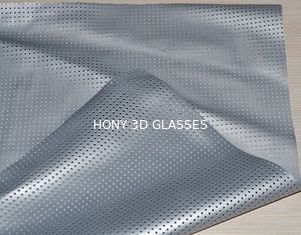 छिद्रित परमवीर चक्र चांदी प्रोजेक्शन स्क्रीन के लिए 3 डी सिनेमा Foldable