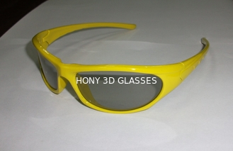 फैशन प्लास्टिक परिपत्र फूट डालना 3 डी चश्मा सिनेमा CE EN71 के लिए