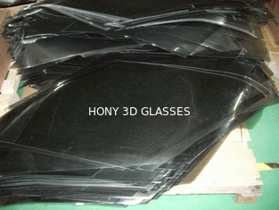 3 डी चश्मा लेंस एलसीडी ध्रुवीकरण फिल्म शीट प्रतिस्थापन विरोधी स्क्रैच ग्रे रंग