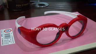 बच्चों के लिए एलसीडी लेंस रिचार्जेबल के साथ 3 डी डीएलपी लिंक सक्रिय शटर 3 डी टीवी चश्मा