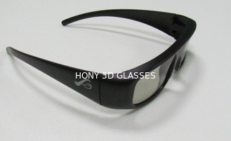 मूवी थिएटर उपयोग के लिए हार्ड कोटिंग फ्रेम एंटी स्क्रैच निष्क्रिय 3 डी चश्मा